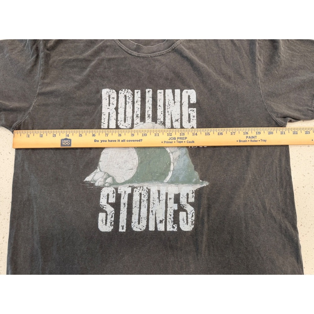 Comfort Colors T-Shirt Mens Large Gray Excellent Rolling Stones Since AD 33 Tee - Picture 5 of 6